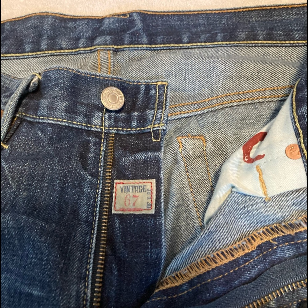 Mint Condition Polo by Ralph Lauren Vintage 67 Luxury Designer Blue Jeans 32X30 - Picture 6 of 6